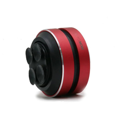 Portable Vibration Conduction Bluetooth Speaker Red and black 